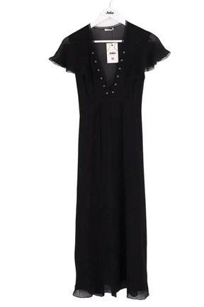 Robe Miu Miu Noir en Synthétique, taille XS - Seconde Main