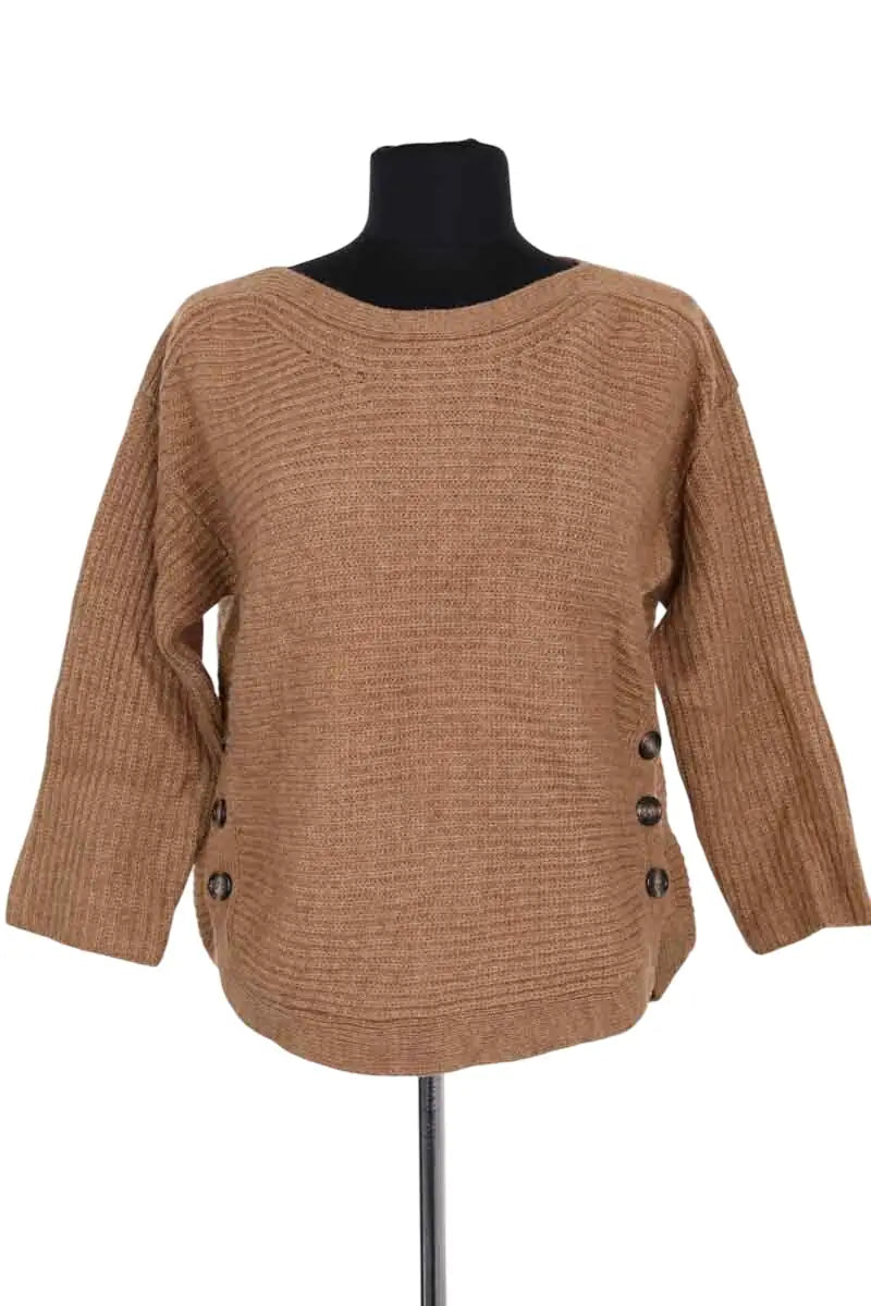 Pull Gerard Darel Camel en Synthétique, taille S - Seconde Main