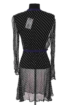 Robe Maje Noir en Synthétique