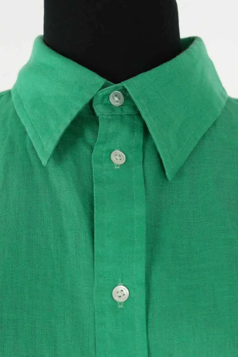 Chemise Ralph Lauren Vert en Lin
