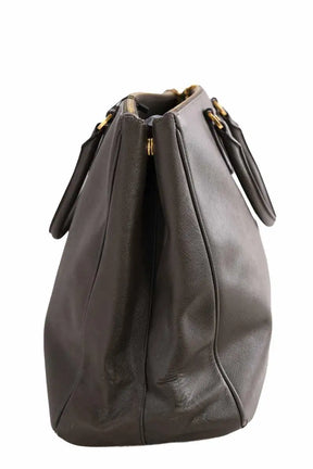Cabas Prada Galleria Kaki en Cuir