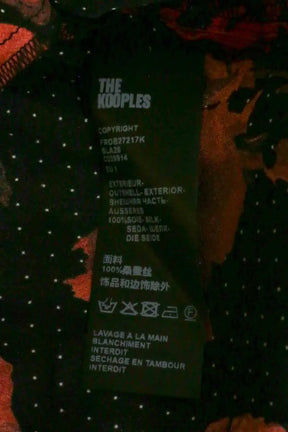 Robe The Kooples Noir en Soie