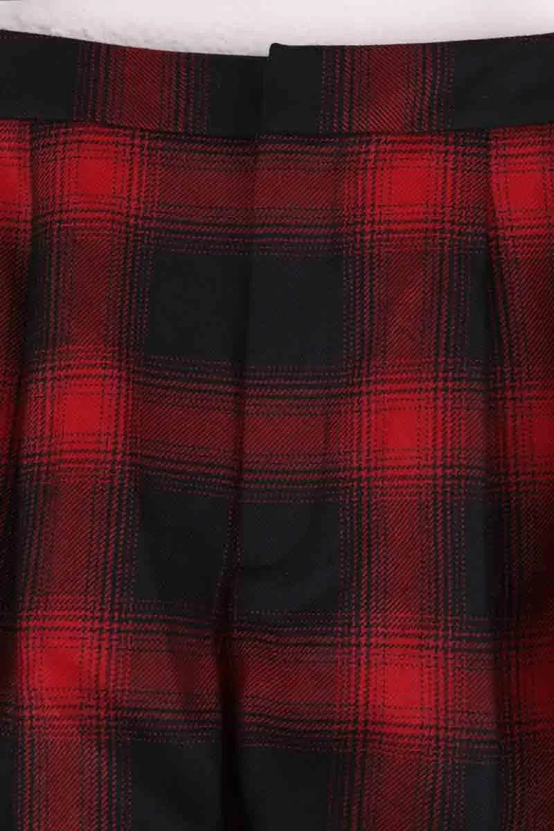 Mini short Alexander Wang Rouge en Laine