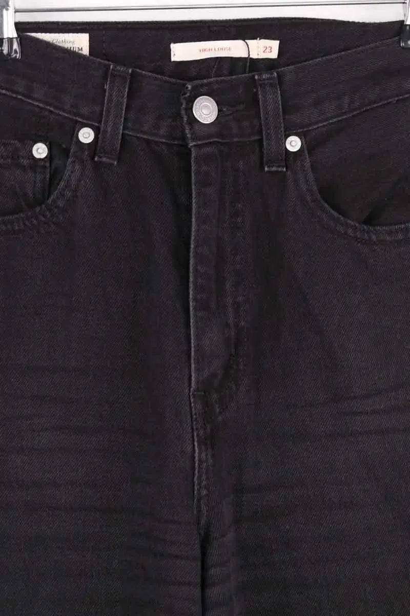 Jean large Levi's Noir en Coton
