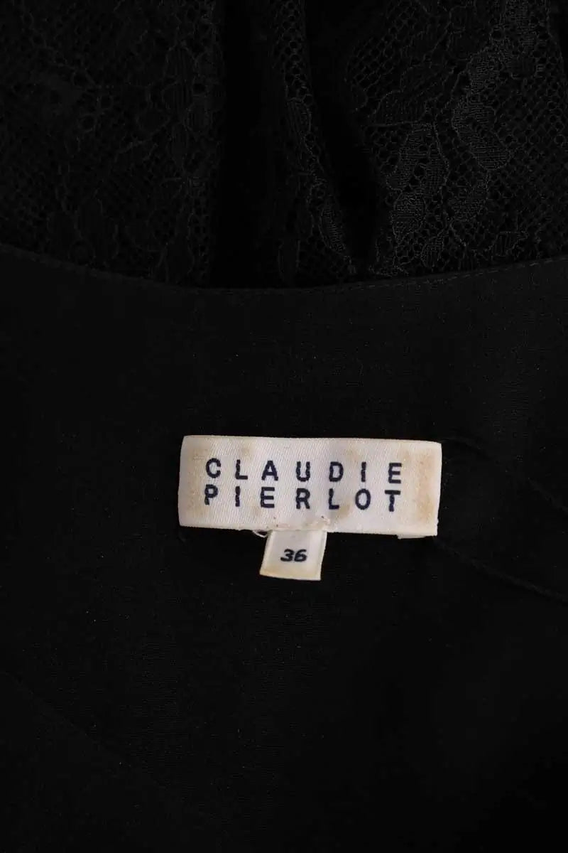 Blouse Claudie Pierlot Noir en Soie