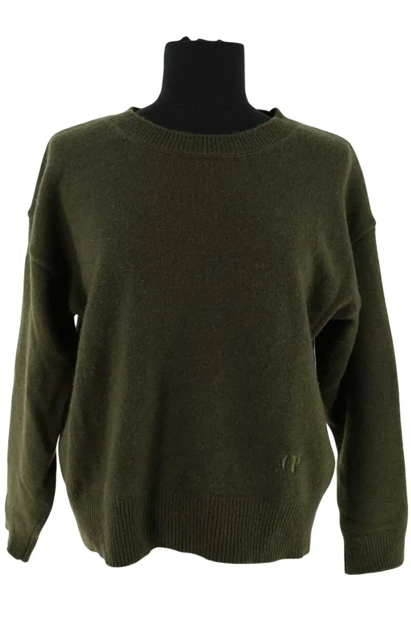 Pull Claudie Pierlot Vert en Cachemire, taille S - Seconde Main