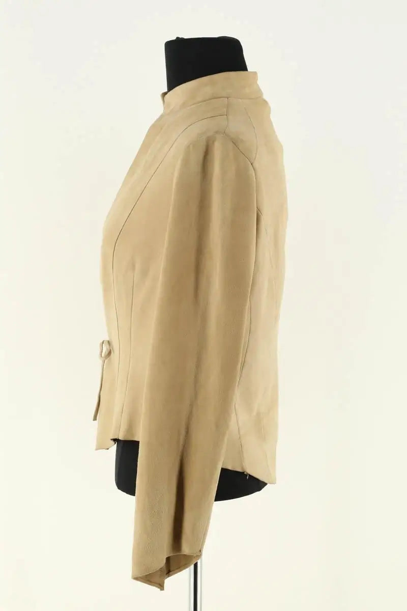 Veste Max Mara Beige en Cuir
