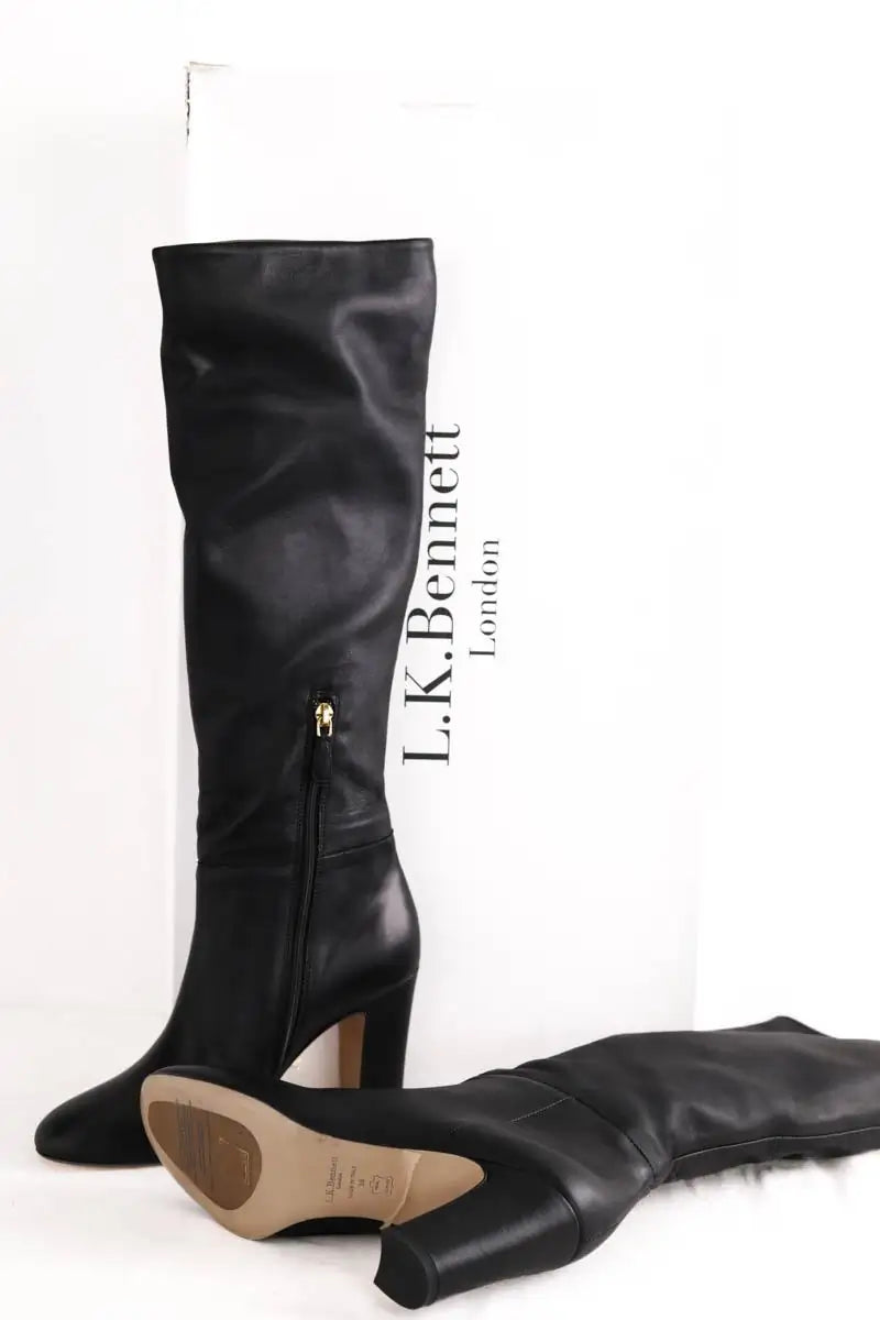 Bottes LK Bennett Kristen Noir en Cuir
