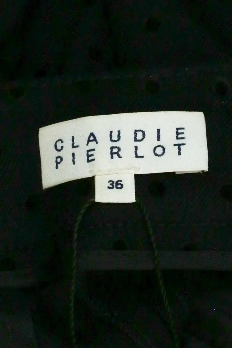 Pantalon Claudie Pierlot Marine en Laine