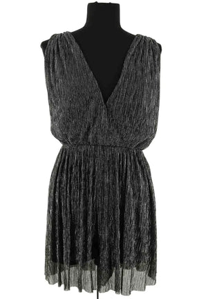 Robe Maje Argent en Viscose, taille S - Seconde Main