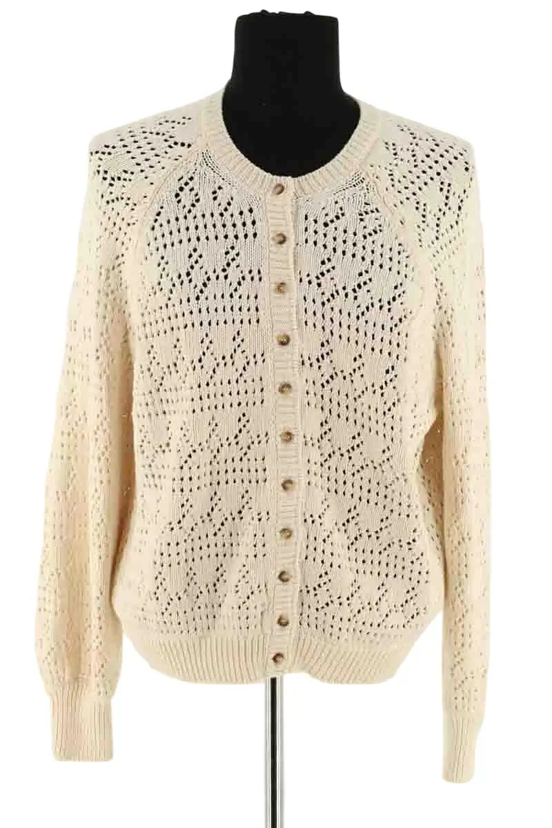 Cardigan Sézane Beige en Laine, taille XS - Seconde Main