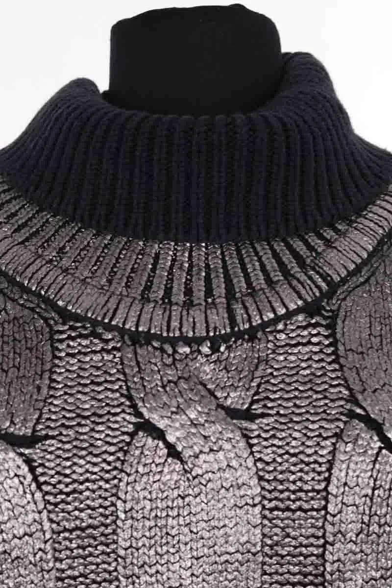 Pull Alexandre Vauthier Anthracite en Laine