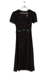 Robe The Kooples Noir en Soie, taille S - Seconde Main