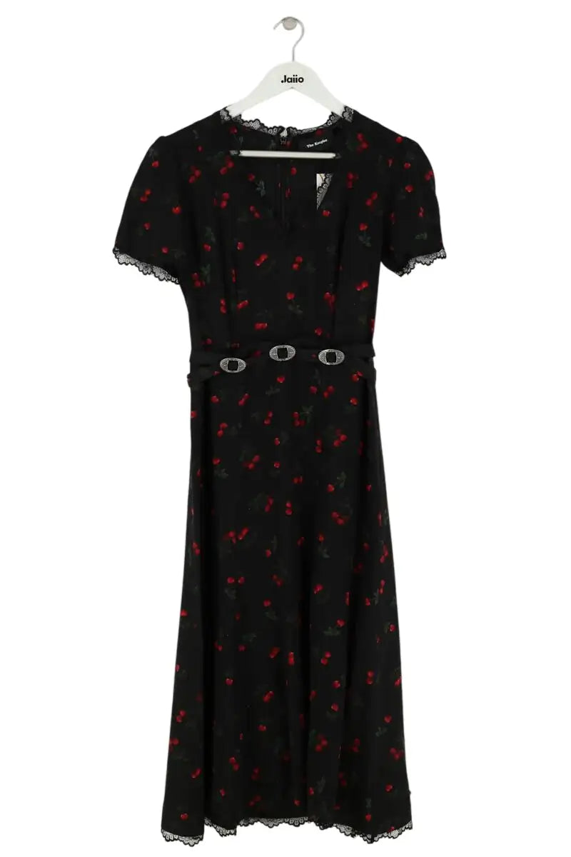 Robe The Kooples Noir en Soie, taille S - Seconde Main