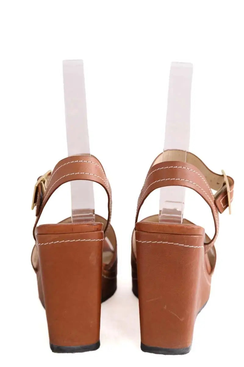 Sandales Jimmy Choo Camel en Cuir
