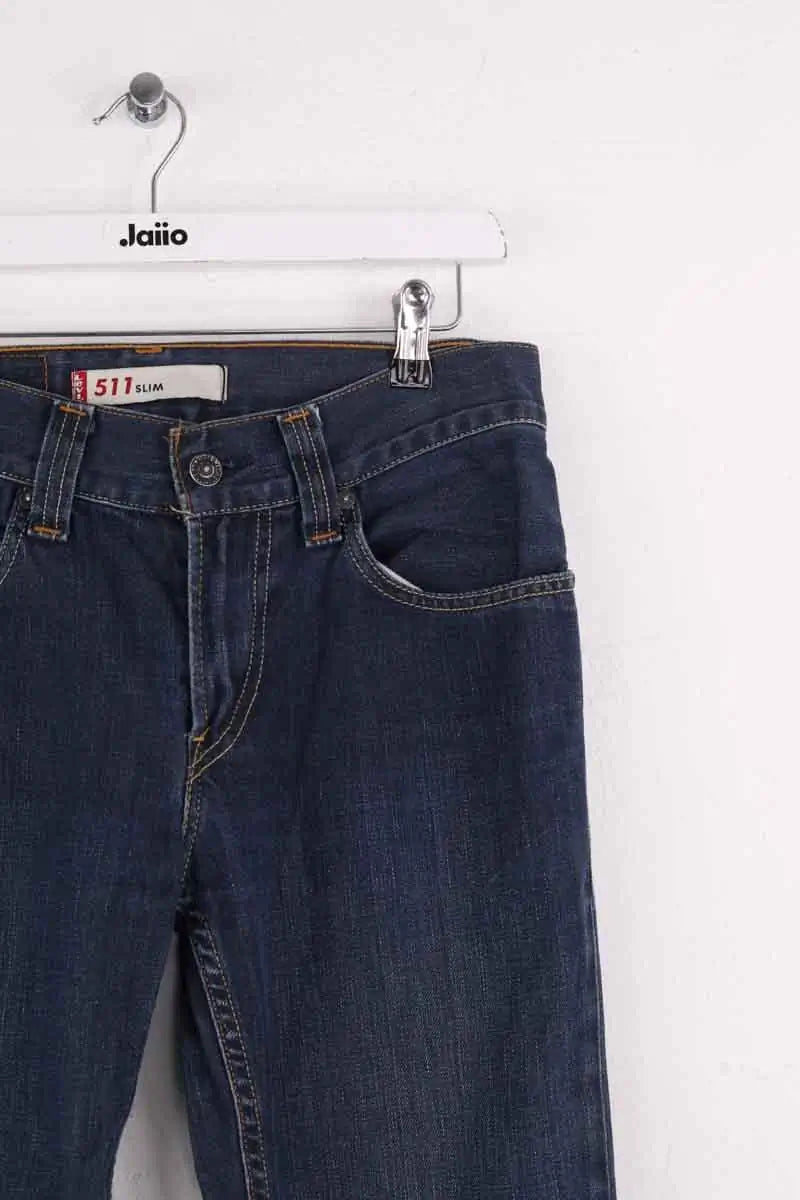 Jean droit Levi's Bleu en Coton