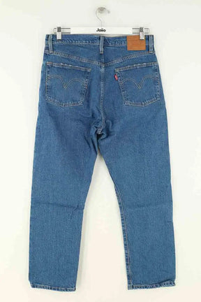 Jean droit Levi's 501 Bleu en Coton