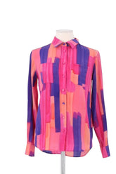 Chemise Soi Multicolore en Soie, taille XS - Seconde Main