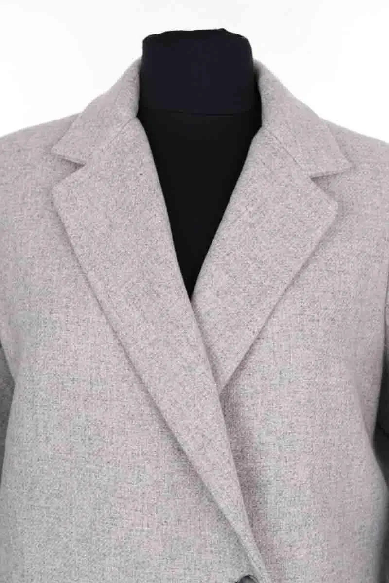 Manteau Claudie Pierlot Gris en Laine