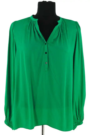 Blouse The Kooples Vert en Viscose, taille S - Seconde Main