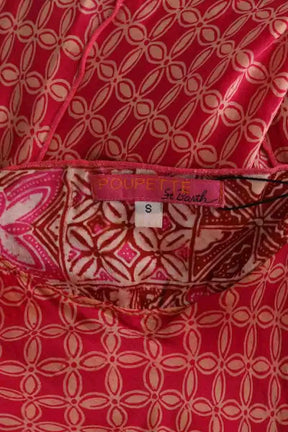 Robe Poupette St Barth Rose en Soie