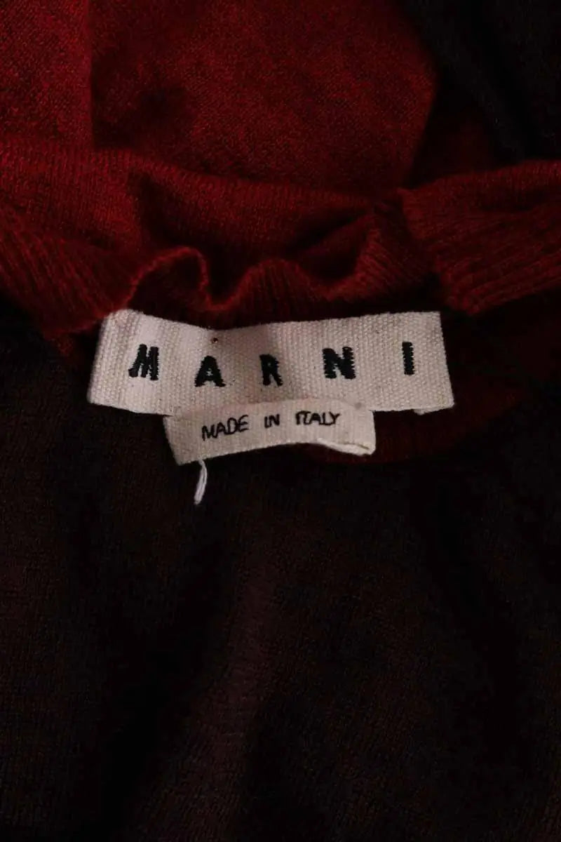 Pull Marni Bordeaux en Laine