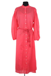 Robe Antik Batik Rouge en Synthétique, taille L - Seconde Main