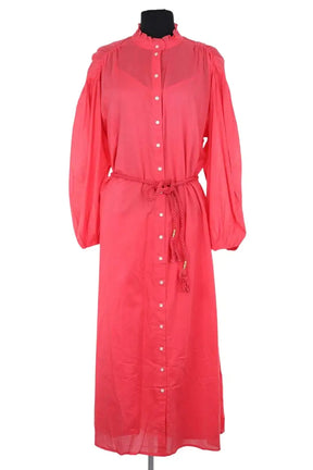 Robe Antik Batik Rouge en Synthétique, taille L - Seconde Main