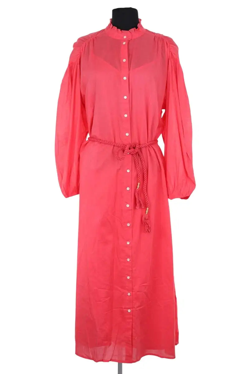 Robe Antik Batik Rouge en Synthétique, taille L - Seconde Main