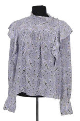 Blouse Isabel Marant Bleu en Soie, taille XS - Seconde Main