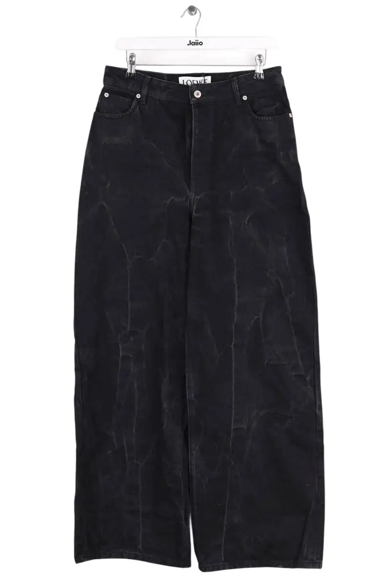 Jean large Loewe Noir en Coton, taille XL - Seconde Main