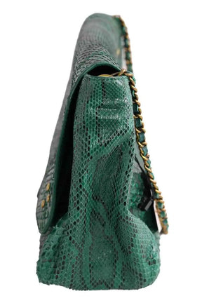 Sac à bandoulière Jérôme Dreyfuss Lulu Vert en Cuirs exotiques