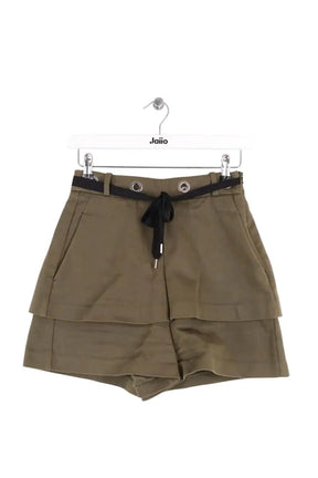 Mini short Maje Kaki en Coton, taille XS - Seconde Main