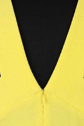Robe Sandro Jaune en Synthétique