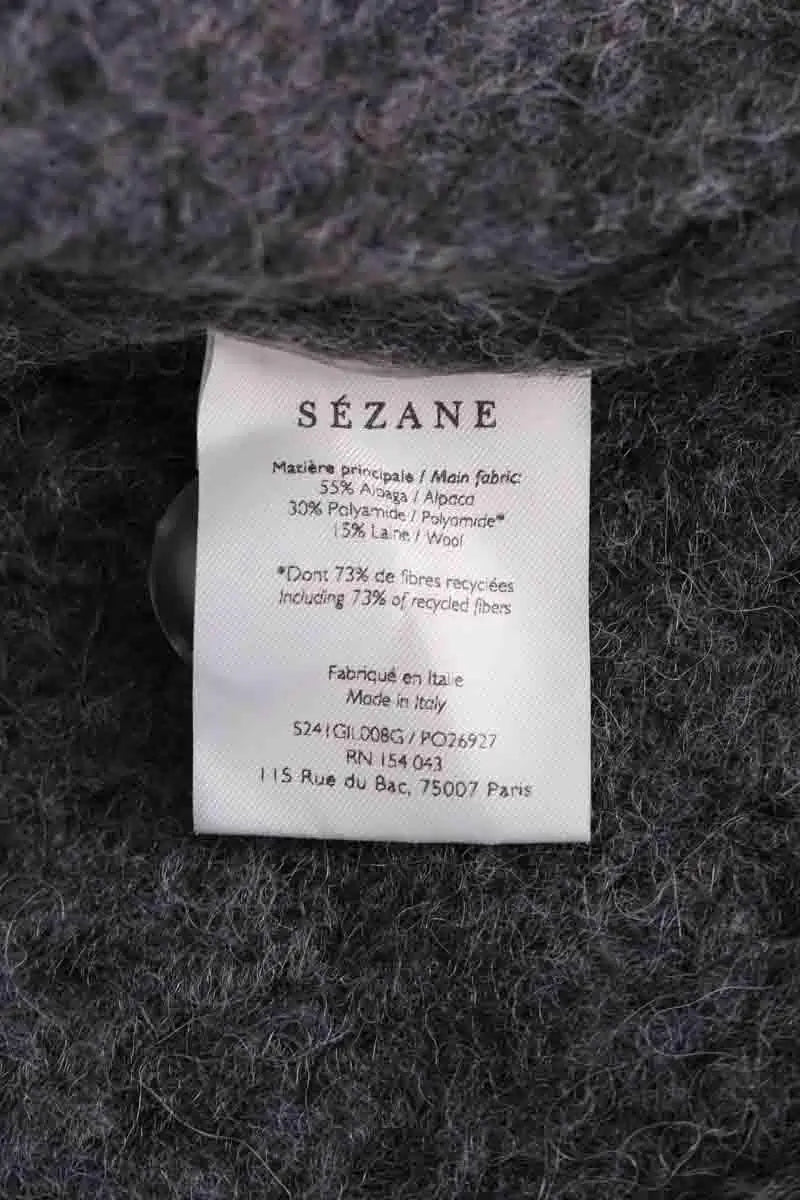 Cardigan Sézane Gris en Laine