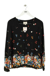 Blouse Sézane Noir en Viscose, taille XS - Seconde Main