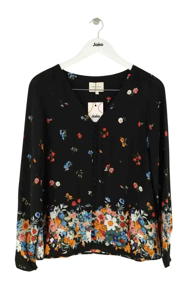 Blouse Sézane Noir en Viscose, taille XS - Seconde Main