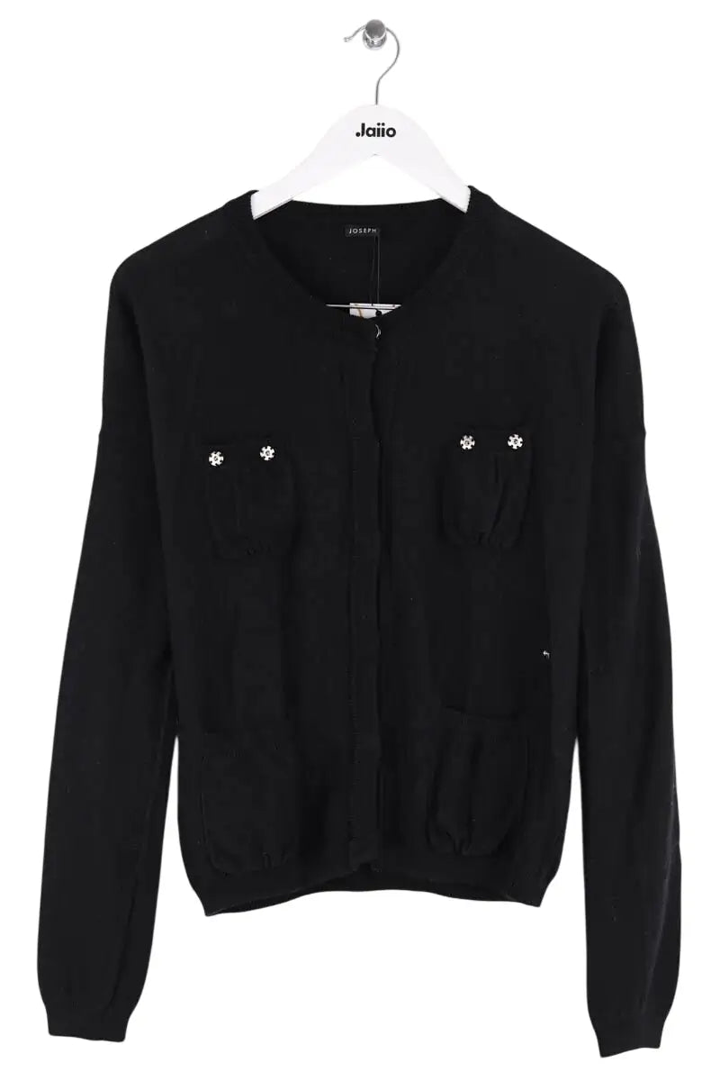Cardigan Joseph Noir en Laine, taille S - Seconde Main