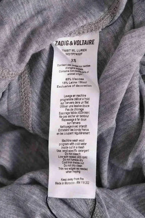 Top Zadig & Voltaire Gris en Viscose
