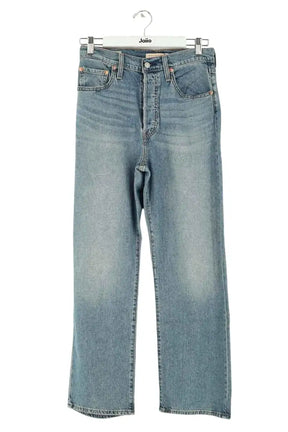 Jean droit Levi's Bleu en Coton, taille M - Seconde Main