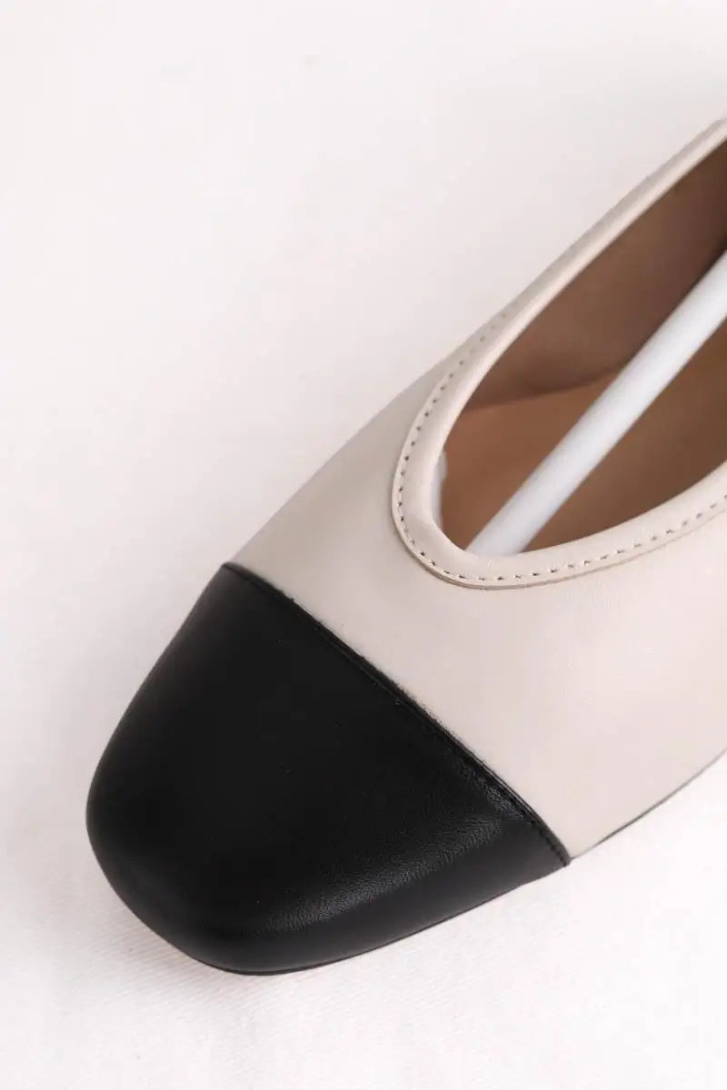 Ballerines LK Bennett Hanna Ecru en Cuir
