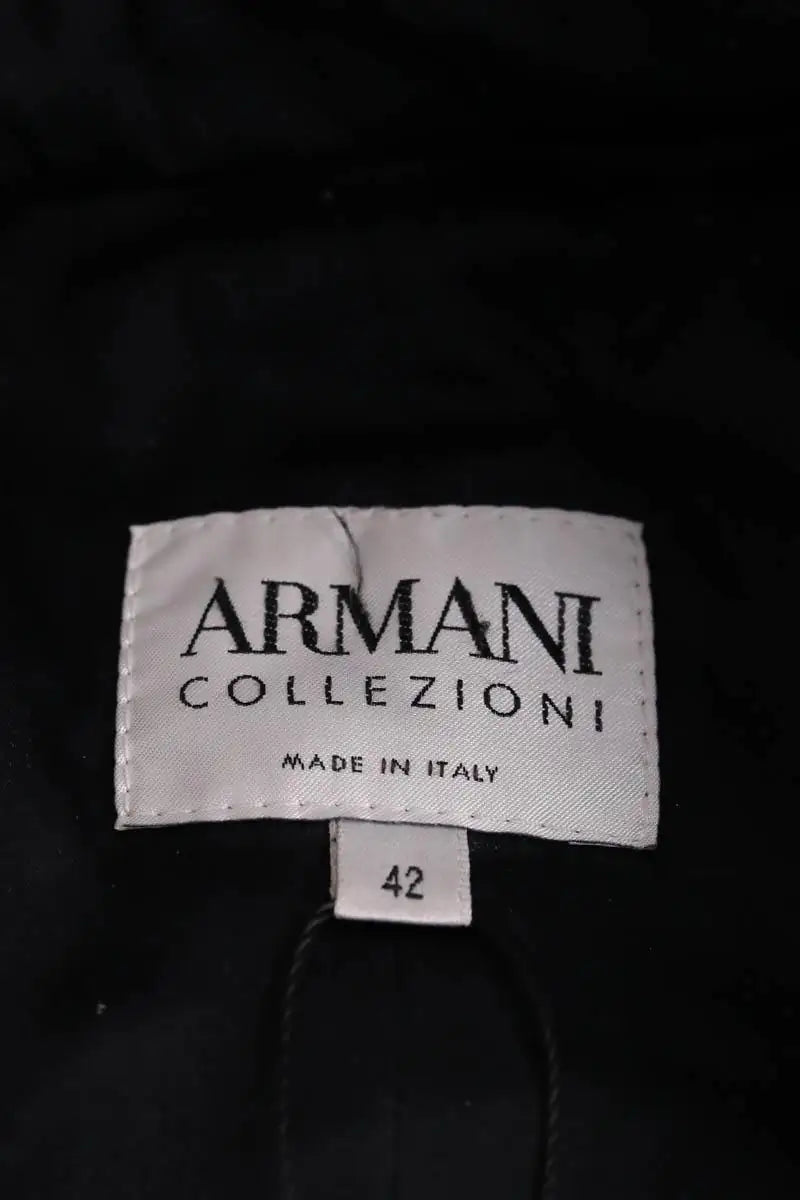 Veste Emporio Armani Noir en Coton