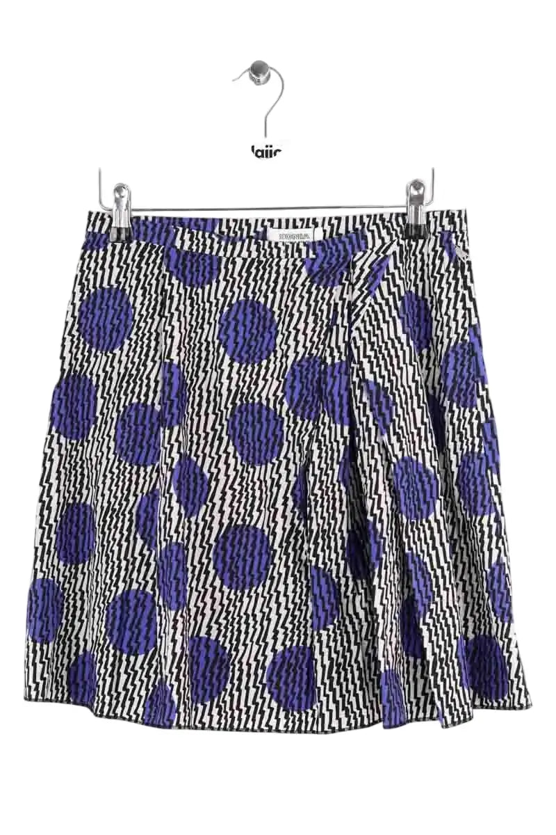 Jupe Sonia Rykiel Bleu en Coton, taille S - Seconde Main