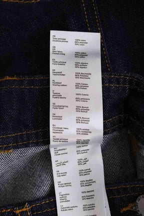 Mini jupe Maje Bleu en Coton
