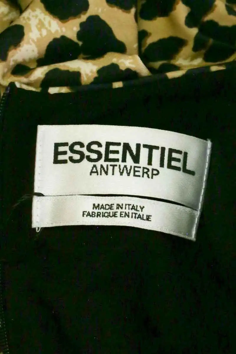 Robe Essentiel Antwerp Marron en Coton - élasthanne