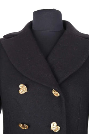 Peacoat Mirae Paris Noir en Laine