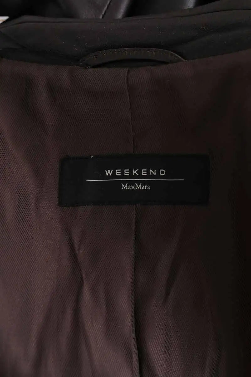 Veste Max Mara Marron en Cuir