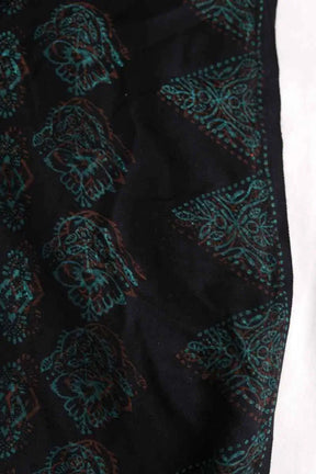 Étole Antik Batik Noir en Coton