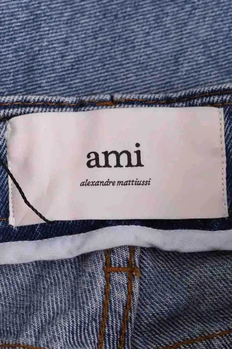 Jean bootcut Ami Bleu en Coton