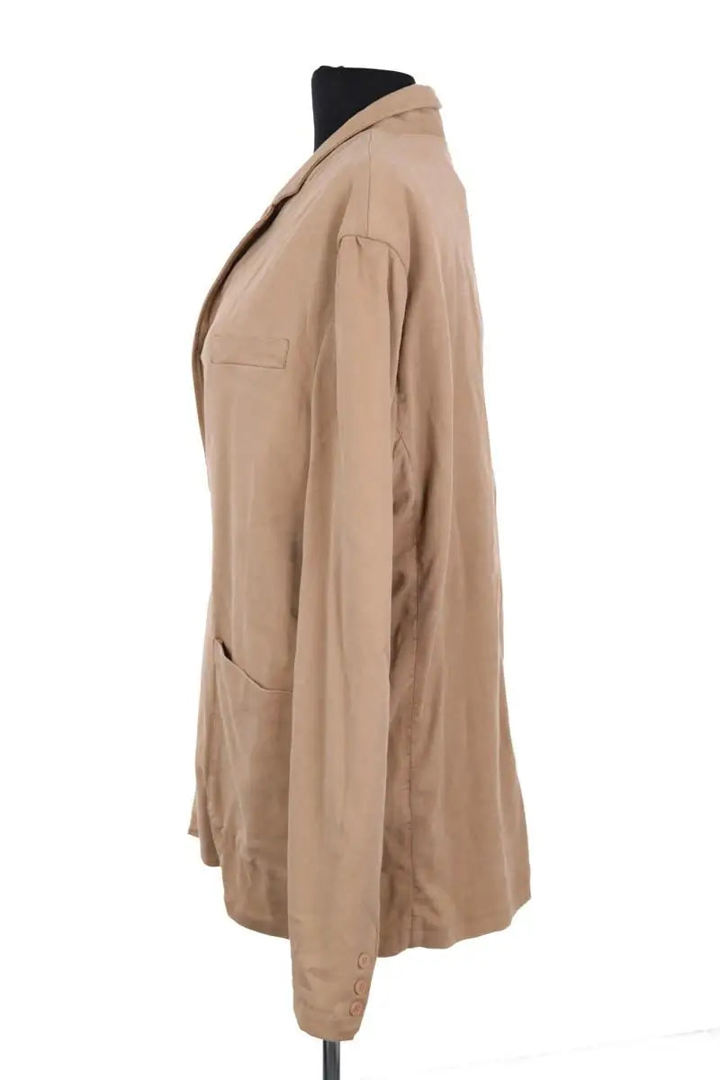 Gilet American Vintage Camel en Coton